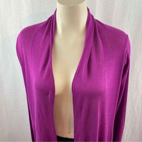 Ted Baker Magenta Waterfall Cardigan Sweater XS - Picture 6 of 10